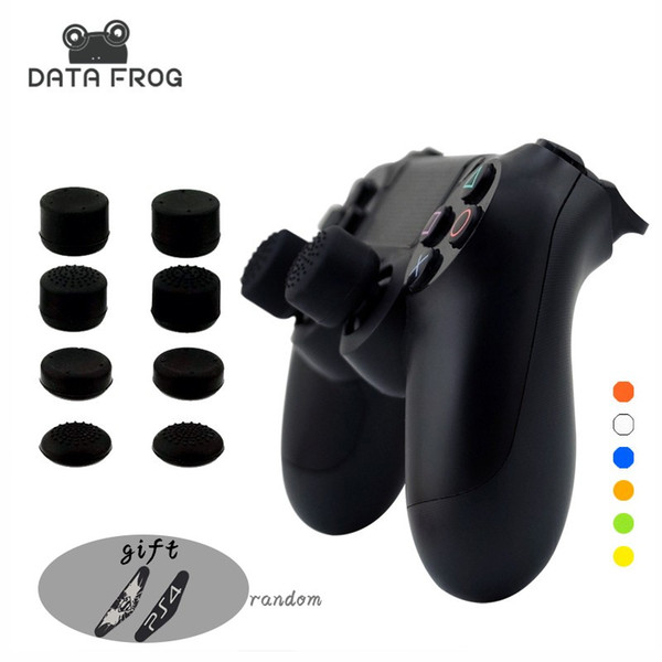 8PCS Silicone Analog ThumbStick Joystick Grips For PS3/PS4 Thumb Grip For Sony Playstation 4 PS4 Pro Slim Replacement Parts