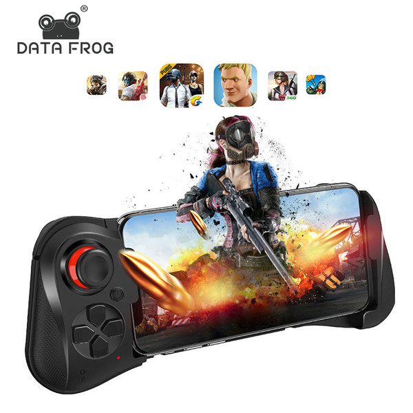 Data Frog Wireless Bluetooth Gamepad Android Joystick For Iphone IOS Gaming Controller For PUBG Joypad