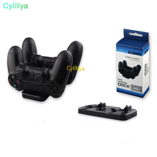 2 in 1 Dual charging dock Station charger for Sony PS3 PS4 Wireless controller / PS3 PS4 controller Playstation 3 4