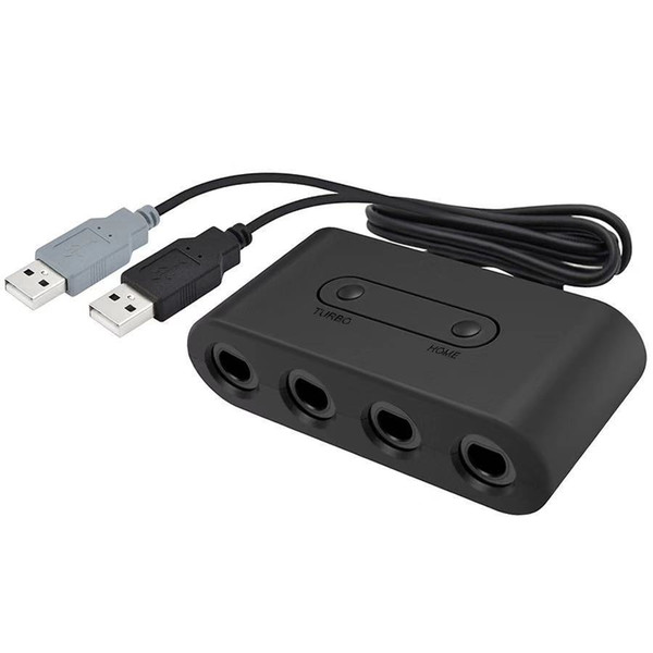 Smash Brothers 4 Ports for GameCube to for Wii U PC USB Switch Game Controller Adapter Converter 5pcs/lot