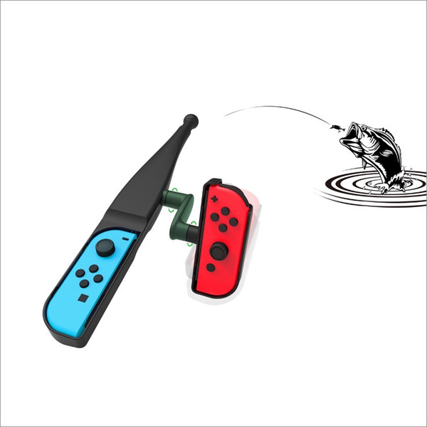 Fishing rod New 1 pcs Black for Nintend Switch Joy-Con NS Gamepad Finshing Game accessories fashing tool