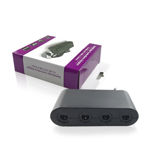 4 Ports GameCube Controller Adapter for Wii U PC USB Switch Game Converter IN retail package 10