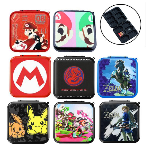 New 12 in 1 Shockproof Game Cards Case for Nintend Switch NS Hard Shell Box for Nitendo Switch Games Storage Accessories