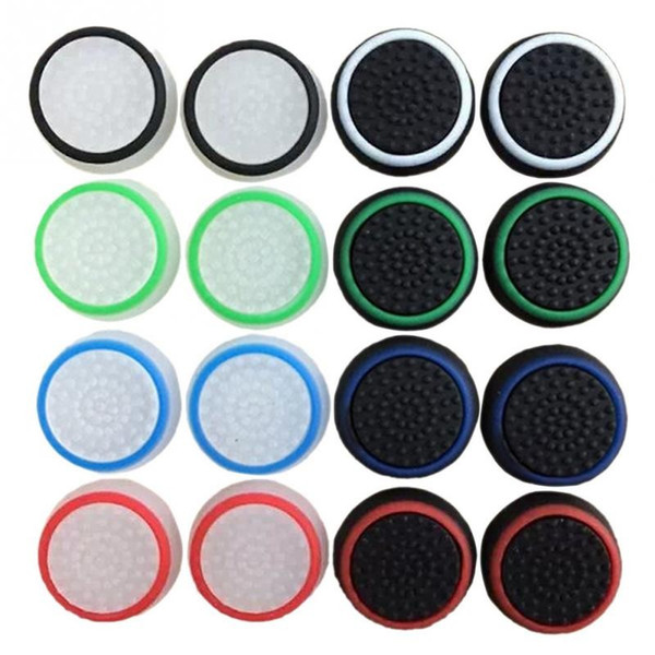 Game Accessory Protect Cover 16pcs/8 Pairs Silicone Thumb Stick Grip Caps for PS4/ Xbox 360/ PS3 /Xbox one Game Controllers