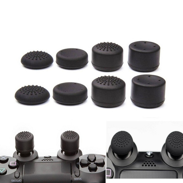 8pcs/Lot Enhanced Silicone Analog Controller Thumb Stick Grip Cap Skin Cover for Sony PlayStation 4 PS4 Controller PS4 Slim PRO