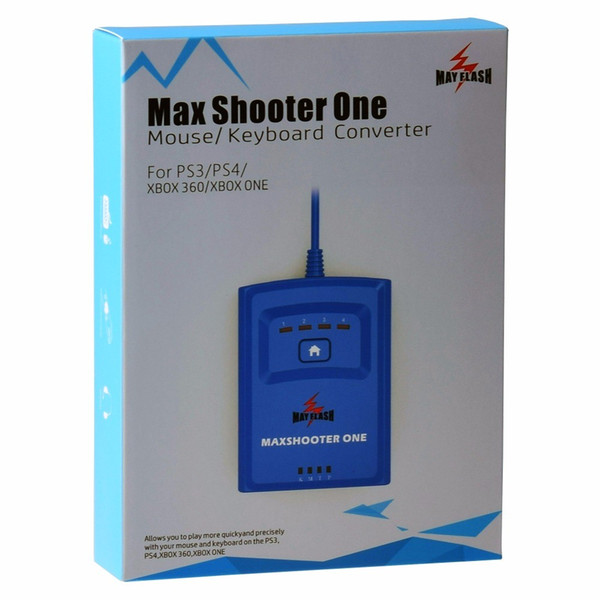 MayFlash Max Shooter ONE Mouse Keyboard Converter for PS3 for PS4 for XBox 360 One S