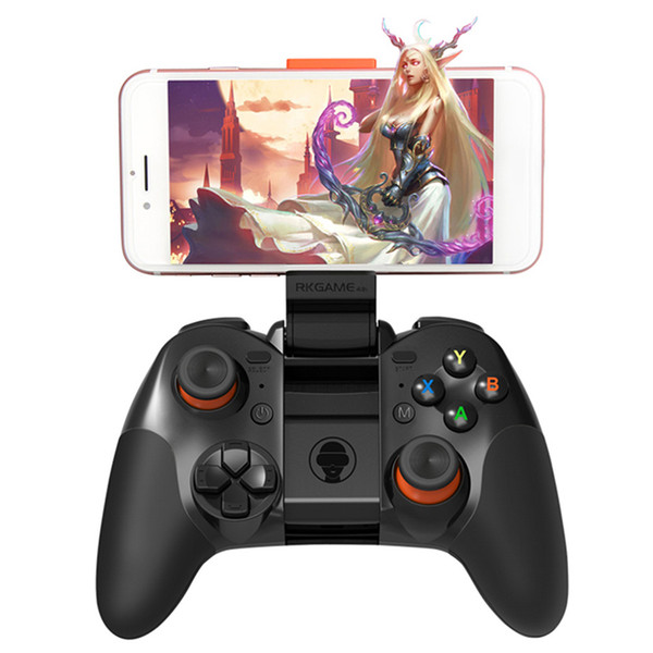 50X Hot RK Game 4th Bluetooth Gamepad Wireless 4.0 Joystick Dual Mode Support for IOS/For Android Game Controller Joypad