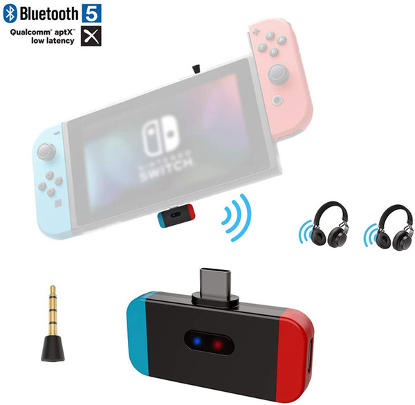 Bluetooth 3.0 EDR Type C Bluetooth Sound Card Audio Launcher Wireless Audio Transmitter Adapter For PS4 Nintendo Switch Airpod Bose