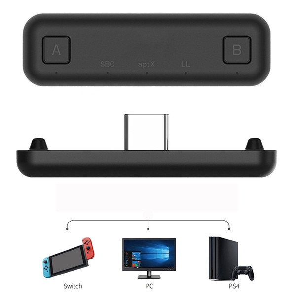 GuliKit NS07 Route Air Bluetooth Wireless Audio Adapter Type-C Transmitter for Nintendo Switch Switch Lite PS4 PC