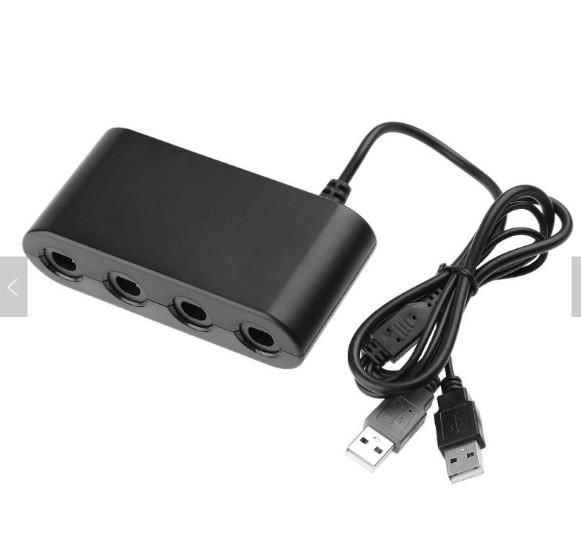 4 Ports for Game Controller Adapter Gamecube GC Converter For Nintendo Switch / Wii U / PC Game Accessories