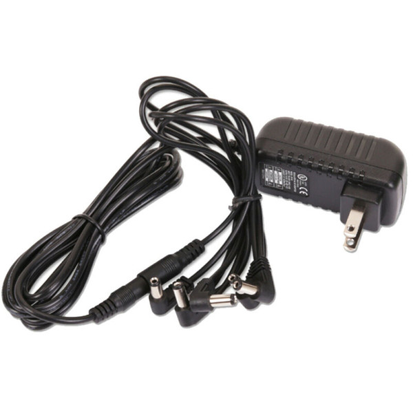 Power Supply Adaptor + 5 Way Daisy Chain Cable for Eletric Guitar Effect Pedals 9V DC US/UK/EU Plug 3F02