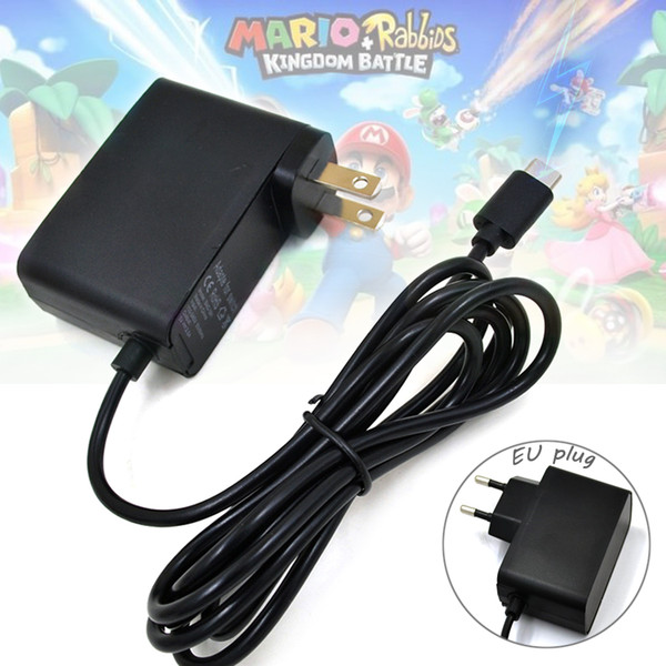 Black AC Adapter Charger Accessory For Nintend Switch NS Game Console EU/US Plug Charge Charging USB Type C Connector