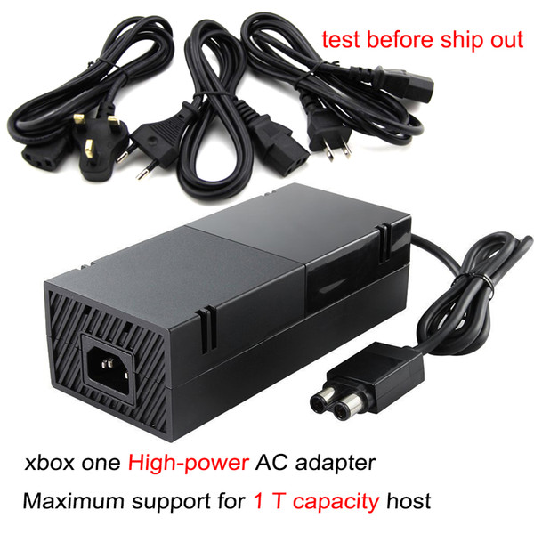 hot sale High-power AC Adapter Charger Power Supply Cable Cord for Xbox One 500G~1T Capacity Console free shipping