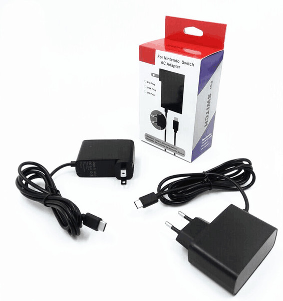 US EU Plug Charging AC adapter adaptor wall home charger Quick Charge Travel Charger Power Supply for NX NS Switch DHL FEDEX FREE SHIPPING