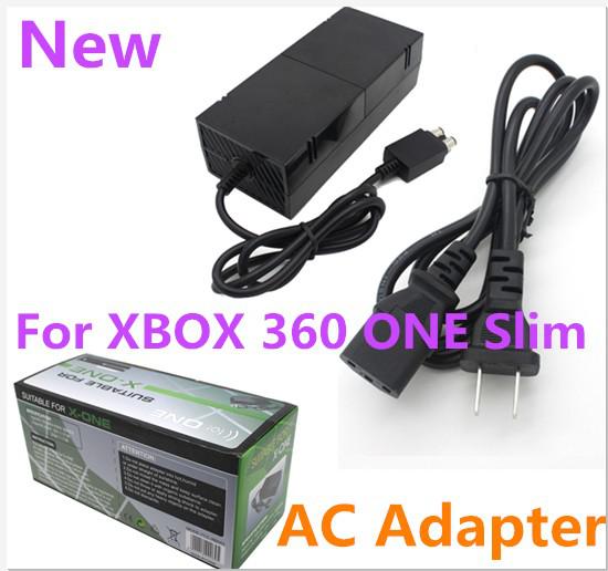 Factory Price AC Power Adaptor for XBOX 360 ONE Slim game adapter accessory 220V AC Adapter power charger