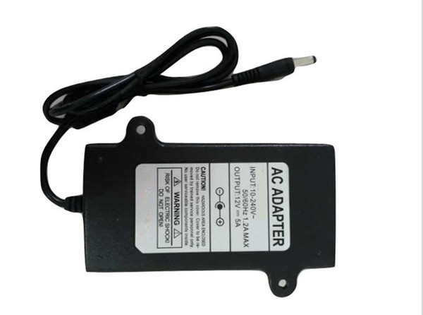 AC100-AC240V, 12V 5A, 5.5*2.1mm AC jack power adaptor power supply transforme