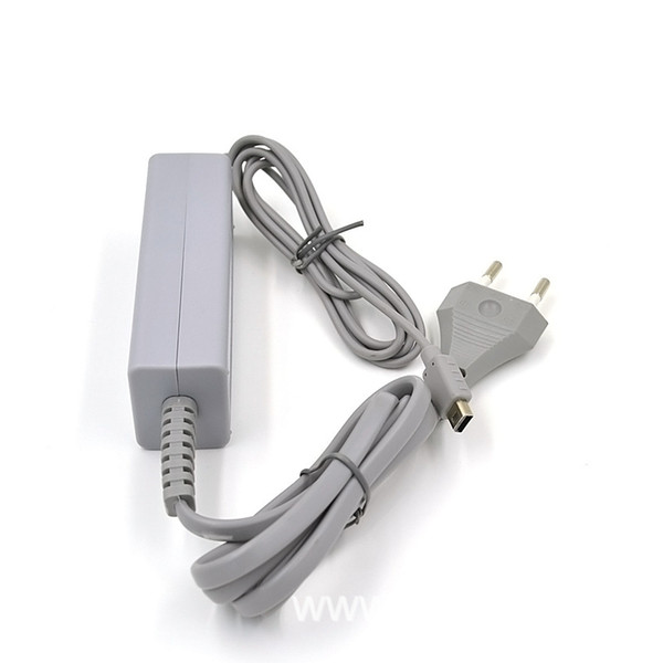 AC Power Adapter for Wii U GamePad Controller Power Supply Wall Charger USB Charging Cable Cord Replacement 100-240V 1.6A 60PCS/