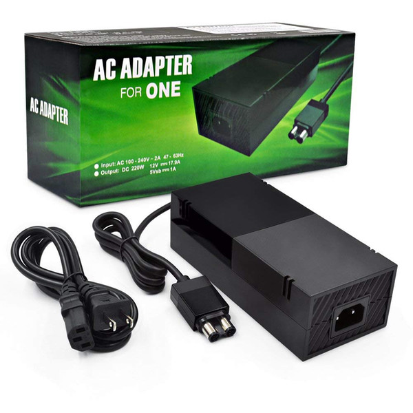 Power Brick [LATEST Advanced Quiet Edition] AC Adapter Power Supply with Charger Cable For Xbox One DHL FEDEX EMS FREE SHIPPING