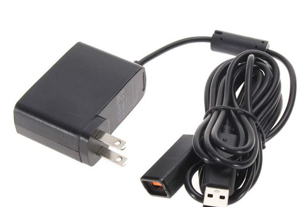 Fit For XBOX 360 Kinect Body Sense Fire Bull American regulation European gauge charger Adapter 3M USB Line