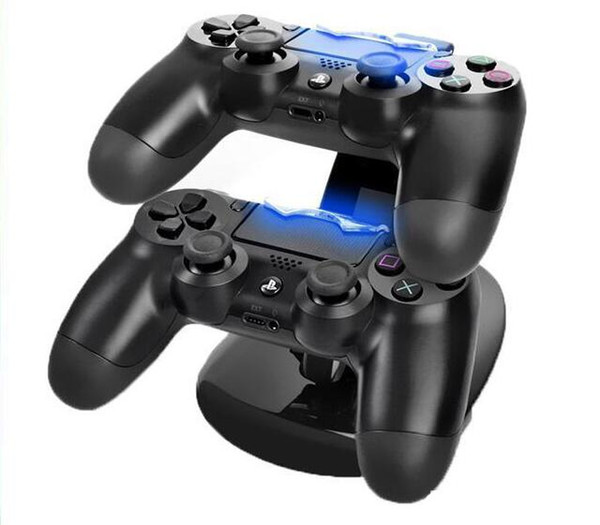 New Dual Chargers for Controllers Charging Dock Stand Station For Sony PlayStation 4 PS4 PS 4 X-box Free Shipping