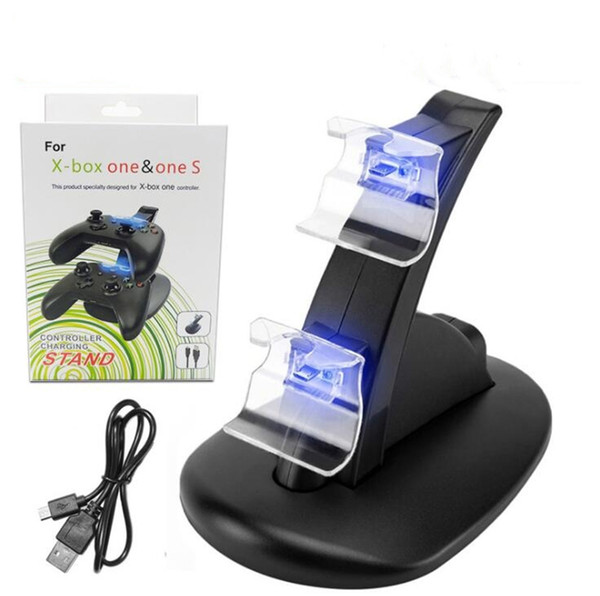 Dual USB Handle Fast Charging Dock Station 5V output Stand Charger Xbox one handle charger for XBOX ONE