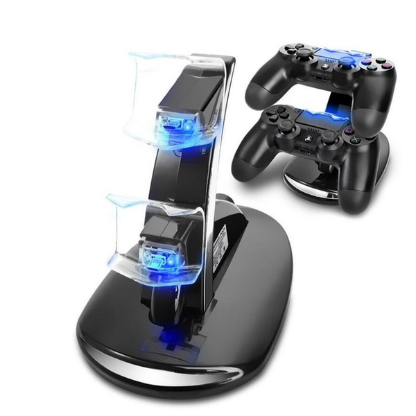 For Play Stations PS4 Controller Charging Dock xbox one charger Station Stand DUAL USB Charging LED Controller Chargers