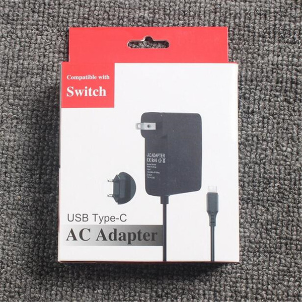 For Switch EU US Plug Home Travel Wall USB Type-C AC Adapter Charging Power Supply for Switch NS Charger