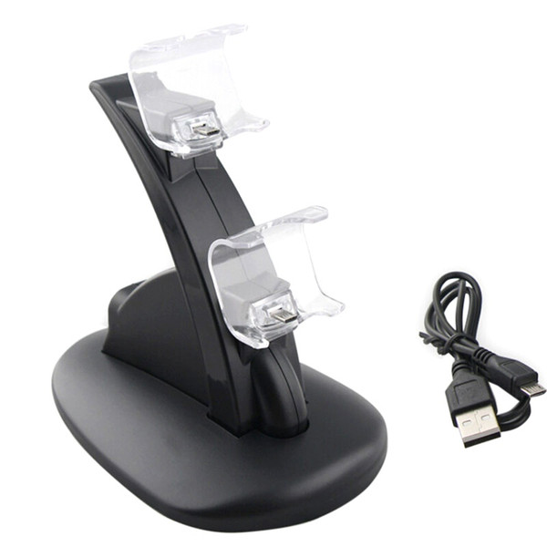 Dual Controllers Charger Charging Dock Stand Station For Sony PlayStation 4 PS4 PS 4 X-box one Game Gaming Wireless Controller Console