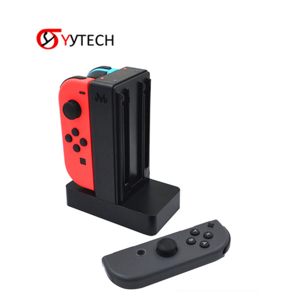 SYYTECH 2019 New Hot Selling 4in 1 charger dock charging stand station pile for Nintendo Switch controllers