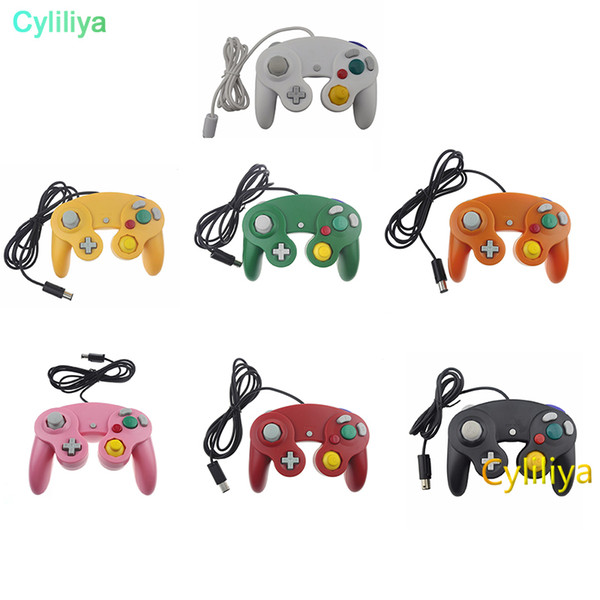 wholesale for Wired Game Controller Gamepad Joystick With One Button for Nintendo GameCube for Wii