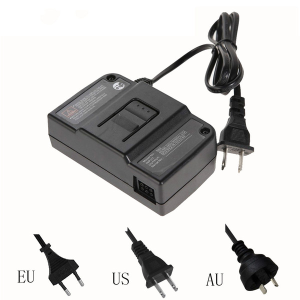 EU/US/AU Plug For N64 AC Adapter Portable Travel Power Adapter Power Supply Converter Wall Charger For Nintend 64 Game Accessory