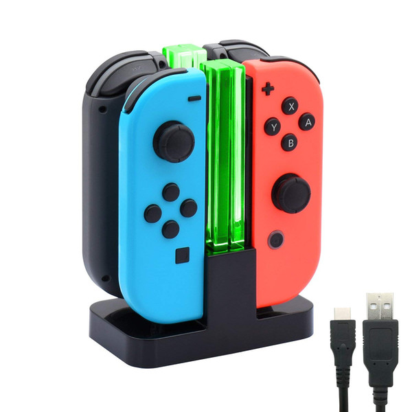 Charging Dock for Nintendo Switch Joy-Con,Charging Station for Nintendo Switch with a USB Type-C Charging Cord