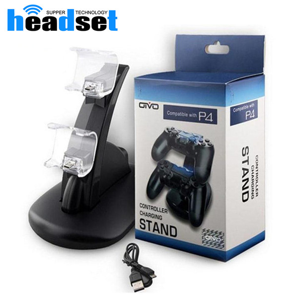 Universal Dual Controllers Charger Charging For Play Stations PS4 X-box Controller Charging Dock Station Game Stand holder