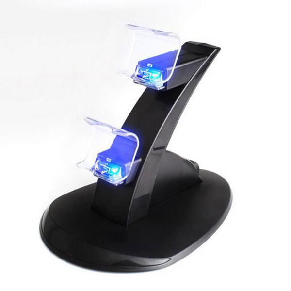 Game Controller Charger Dock Station Charging Stand Dual GamePad Joystick Power Supply Charge Holder for PlayStation 4 PS4