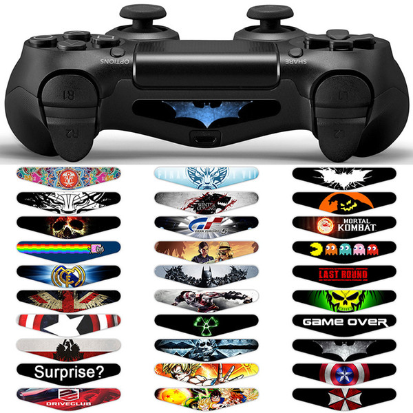 LED Skin Sticker for Play Station Dualshock 4 PS4 Wireless Controller Skin PS4 Controllers DHL shippment