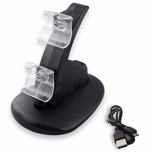 PS4 Accessories Joystick PS4 Charger Play Station 4 Dual Micro USB Charging Station Stand for SONY Playstation 4 PS4 Controller