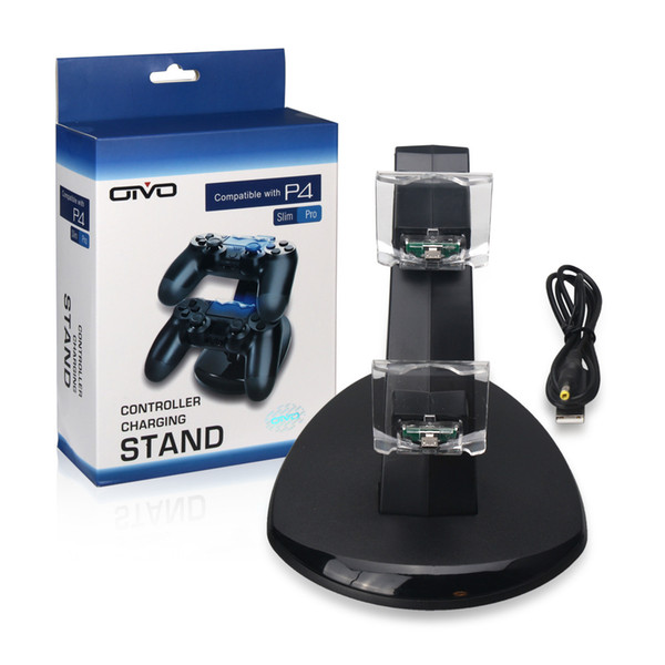 Dual USB Handle Fast Charging Dock Station 5V output Stand Charger for Playstation 4 PS4 Controller