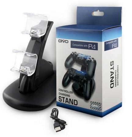 Micro USB Charging Dock for PS4 Double Game Handle Dual Charge Dock Stand for XBOX ONE Controller Gamepad Mount Holder