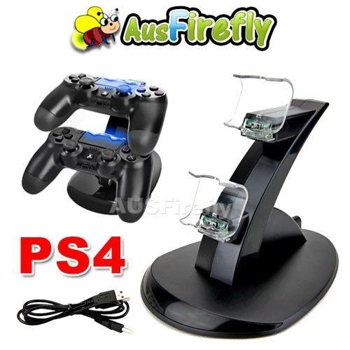 USB Dual Charger Dock Charging Stand cable for Sony PS4 playstation Controller