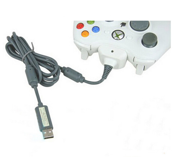 2 in 1 Xbox 360 game controller USB cable date connecting line paly charger adapter charging for xbox360 controller gamepad joystick new