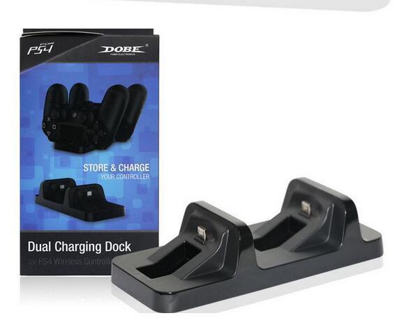 Dual Charging Dock Dual Micro USB PS4 Charger Station Stand Base For PS4 Playstation 4 Wireless Controller free ship