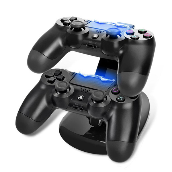 Dual Controllers Charger Charging Dock Stand Station For Sony PlayStation 4 PS4 PS 4 X-box One Game Gaming Wireless Controller Console