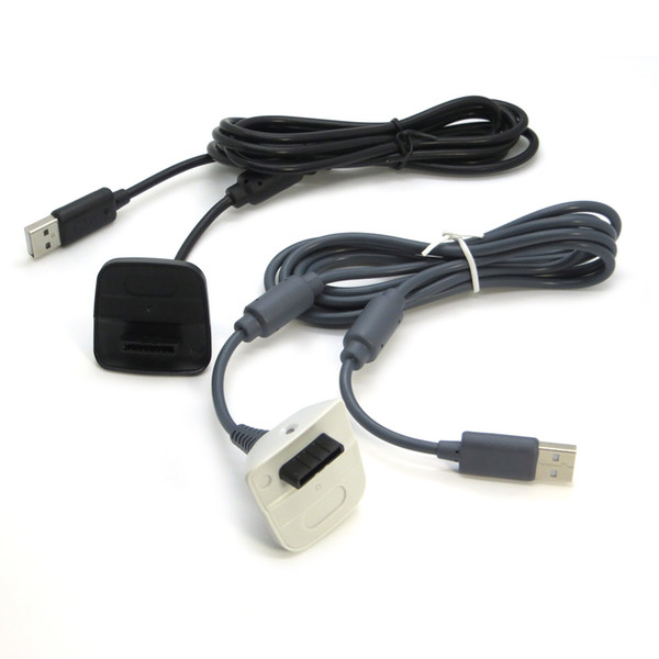 Wholesale 2 Colors Quick Charging USB Play Charger Cable for Microsoft Xbox 360