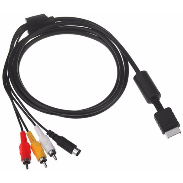 HOT SALE 6 feet 1.8M Audio Cable to RCA For PlayStation for PS3 Video AV