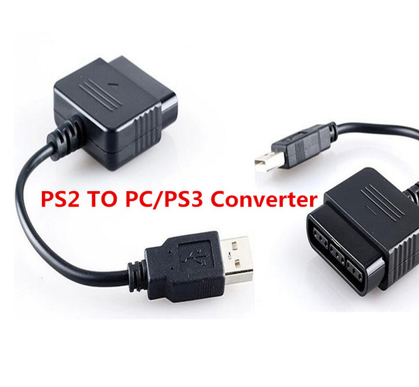 high quality For Sony PS2 Play Station 2 Joypad GamePad to PS3 PC USB Games Controller Adapter Converter Connector without Driver