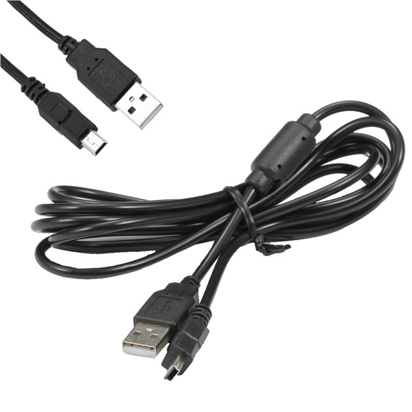 100 Pieces /LOT 1.8 m USB Charge Cable with Magnetic Ring for ps3 For Sony Playstation PS3 handle wireless controller