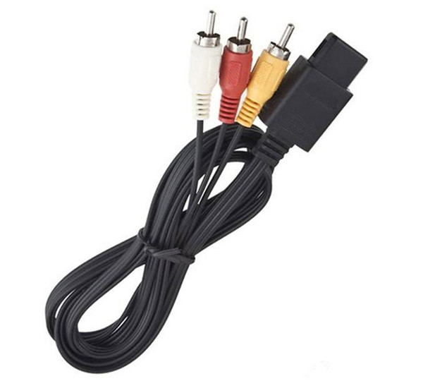 Audio Video AV Composite Cable for Nintendo 64 N64 SNESG AVCables Game Cube AV Cables Game Accessories Free DHL