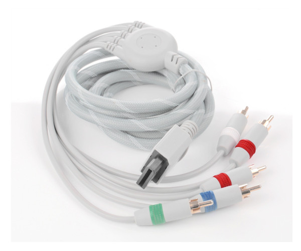 6-Feet Audio Video ED Component Cable for Wii and Wii U - White (105689)