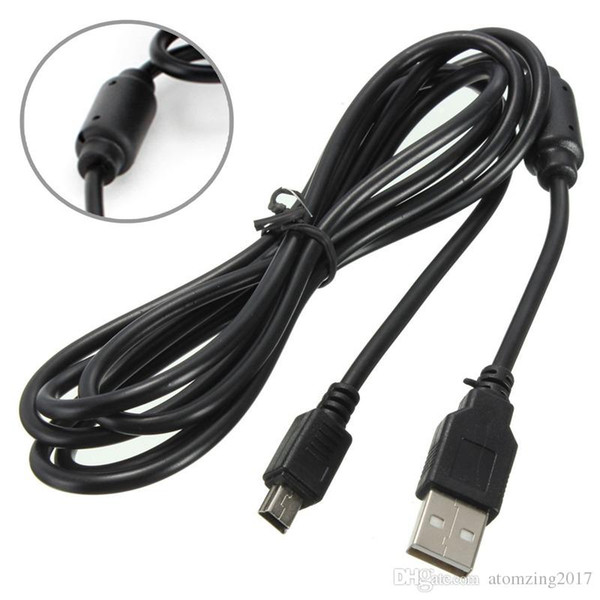 1.8m USB Power Charger Wire Charging Cable Cord For Sony For Playstation 3 For PS3 Controller Accessories Black