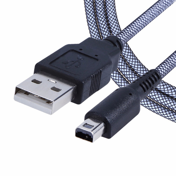 2 in 1 Charging Cable 1.5m 24K Sync Data Charger Charging Cable Cord USB Data Cable for NDSI NEW 3DSXL 2DSLL 3DS